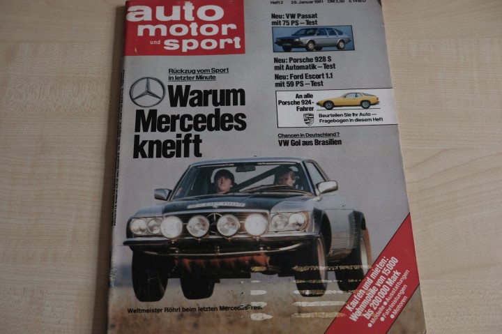 Deckblatt Auto Motor und Sport (02/1981)